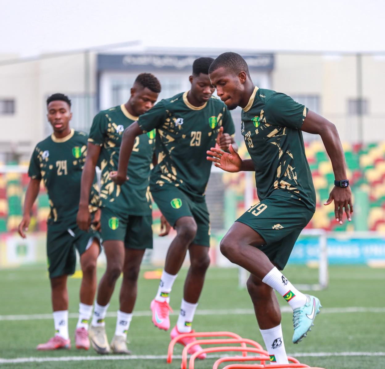 Première séance d’entraînement des Mourabitounes en vue des matchs contre le Togo et le Soudan du Sud 