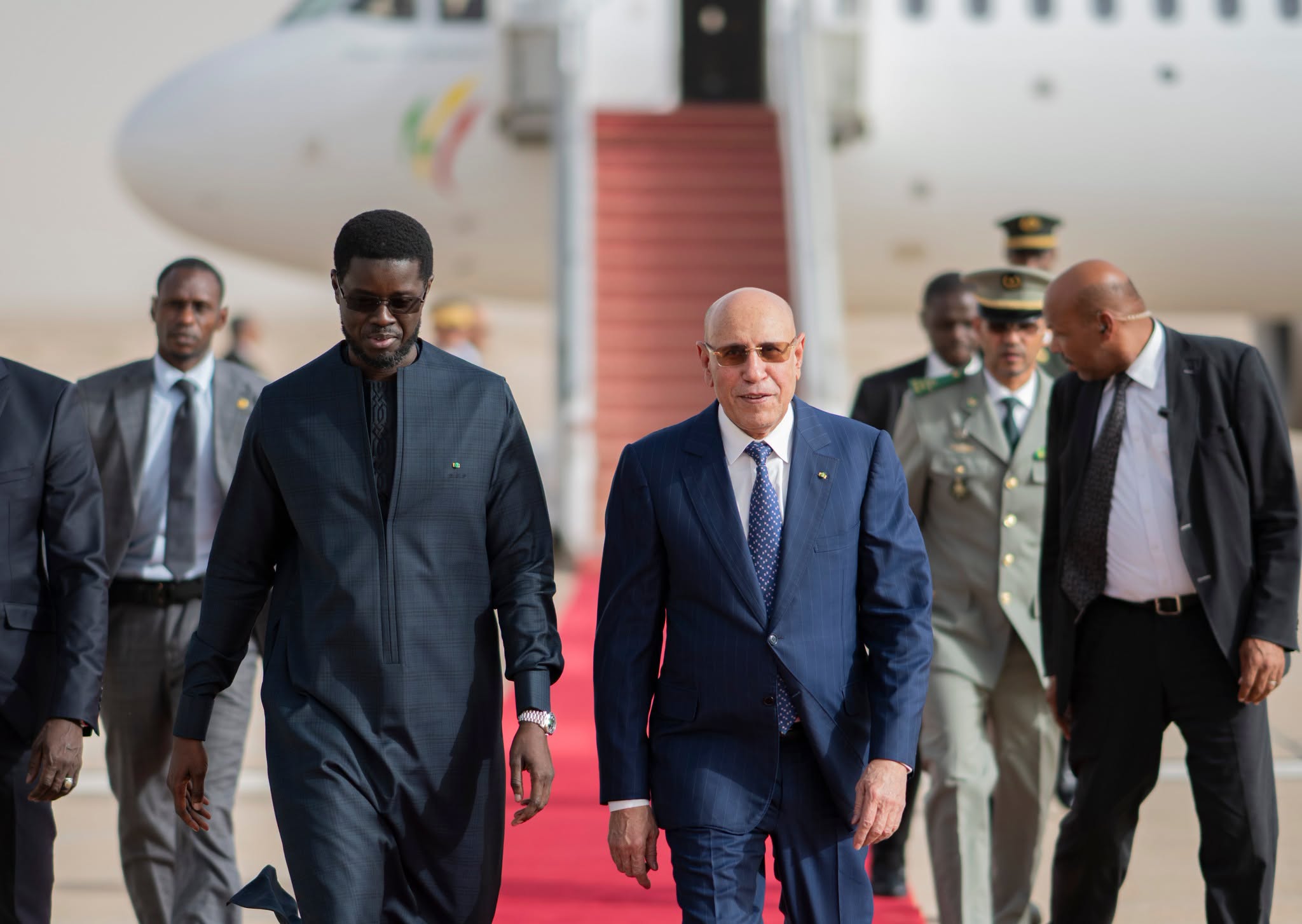 Bassirou Diomaye Faye fait une escale technique à Nouakchott