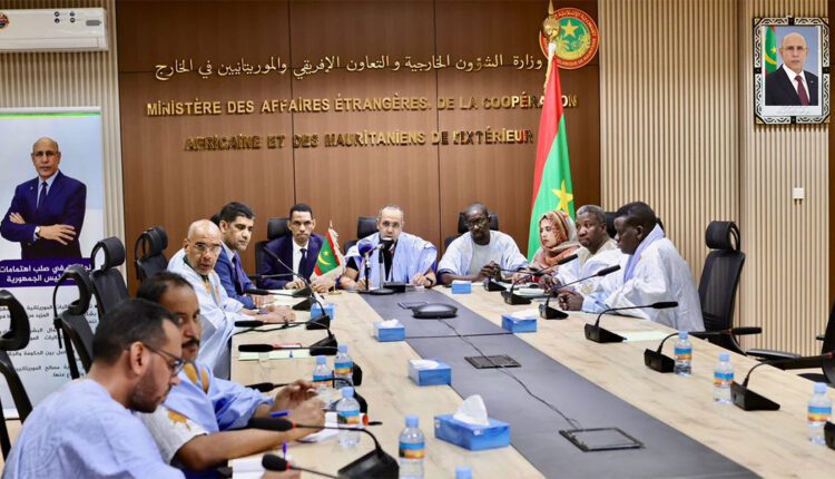 MAE - Réunion de suivi de la situation de la communauté mauritanienne dans le Golfe et au Moyen-Orient
