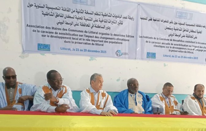 Une caravane verte pour les côtes mauritaniennes : Les maires mobilisés face au changement climatique
