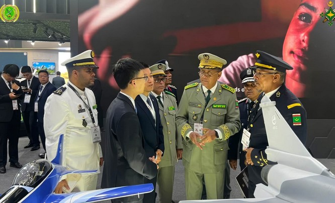 Le chef d’état-major mauritanien participe au Salon international de l’aéronautique d’El Alamein