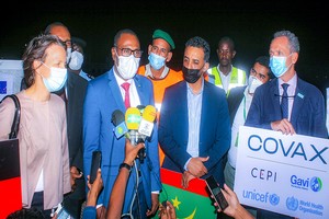 Covid 19 : La Mauritanie reçoit 213.600 doses de vaccins, don de l’Allemagne